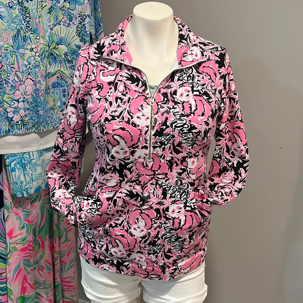 LILLY PULITZER Popover 🩷Pandaimonium🖤XS